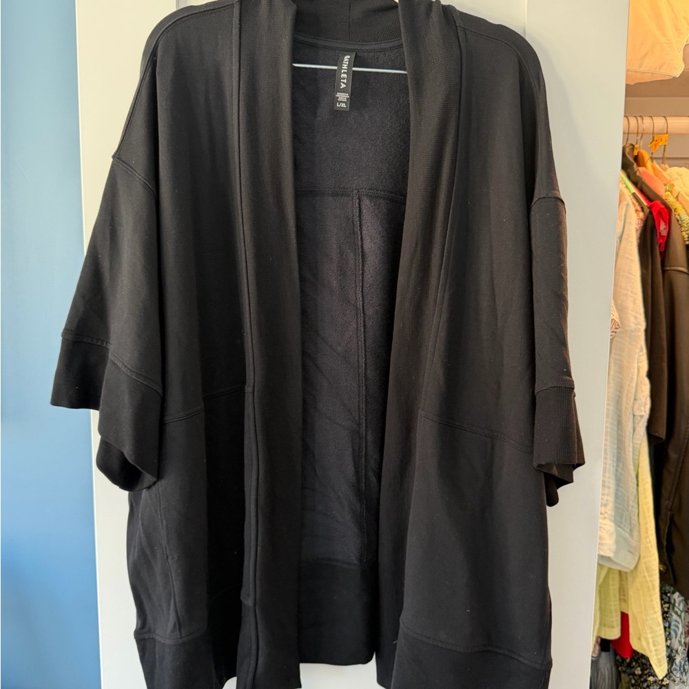Athleta Black Knit Cardigan